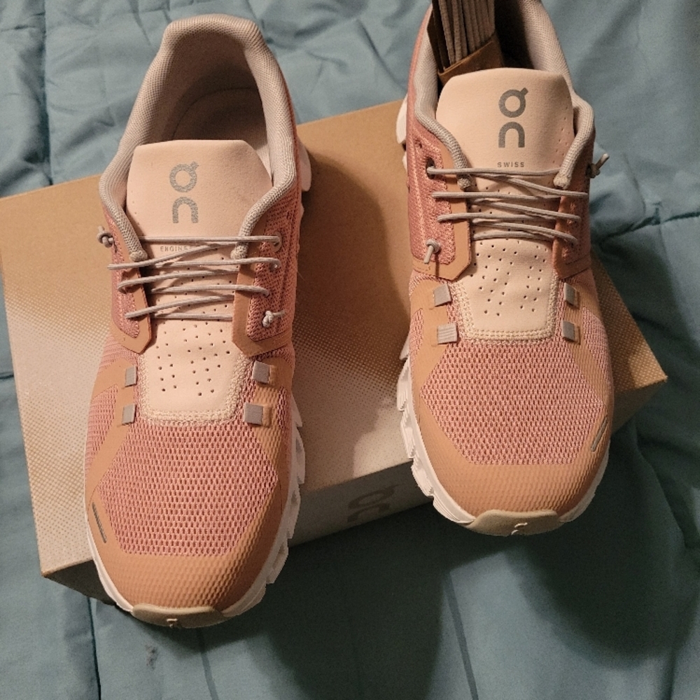 On Running Pink Athletic Shoes